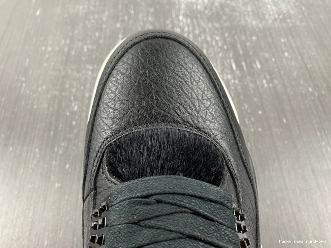 Rep Husky 819139-010 Jordan Hair Black 4 Retro Pony 0713